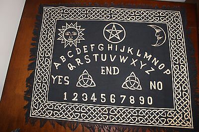 Ouija Spirit Board Altar Cloth Wiccan Wicca Samhain Halloween Divination 24 X 30