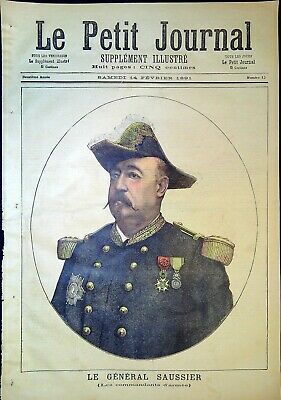 The Small Journal N° 12- 14/02/1891 - General Saussier, La Promenade Of / Ox
